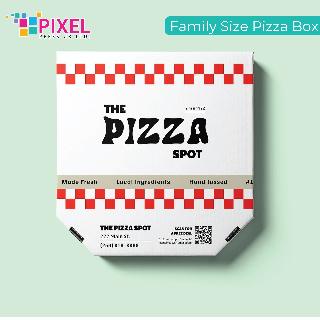 family Size pizza Box