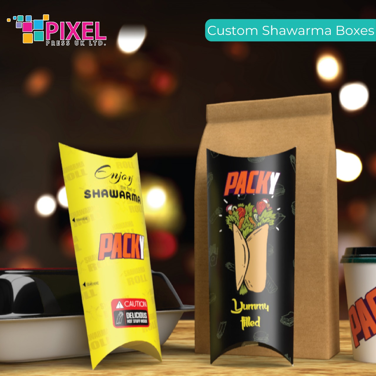 Custom Shawarma Boxes