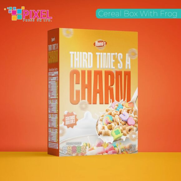 cereal box with frog - Image 3