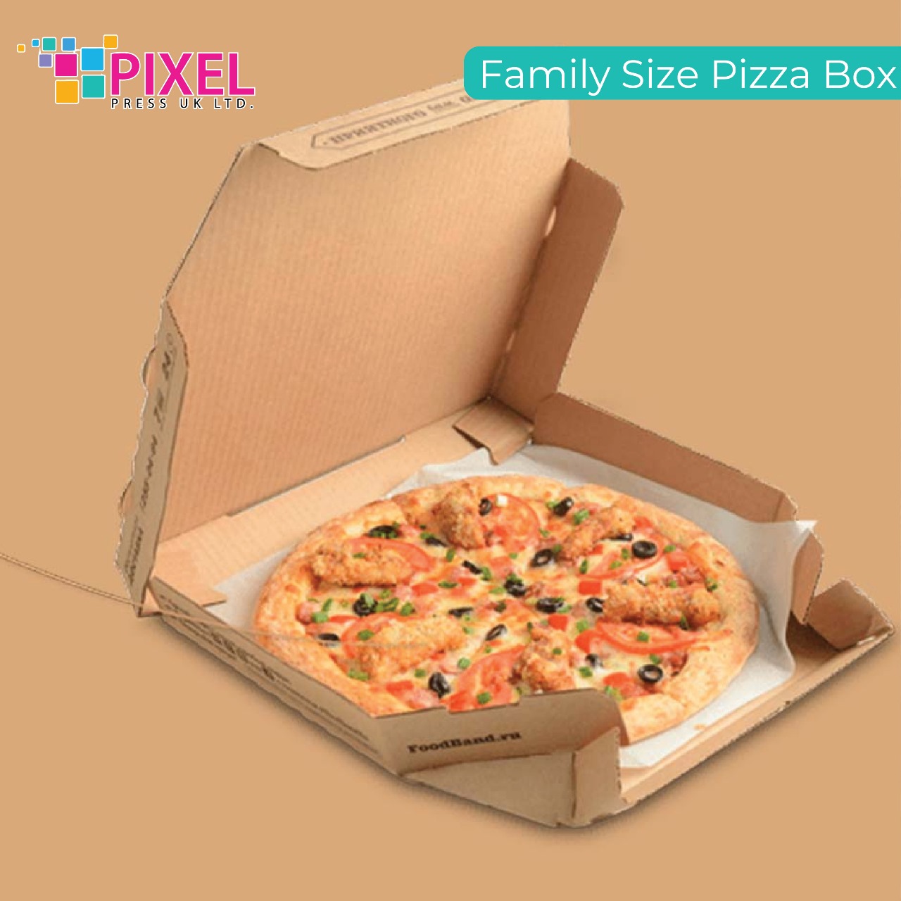 family Size pizza Box - Image 2