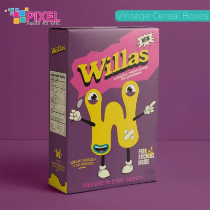 vintage cereal boxes