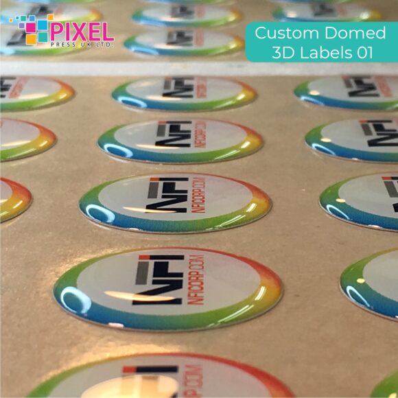 Domed 3D Labels