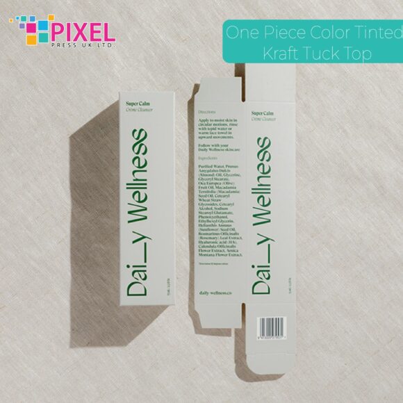 one piece color tinted kraft tuck top gift boxes - Image 4