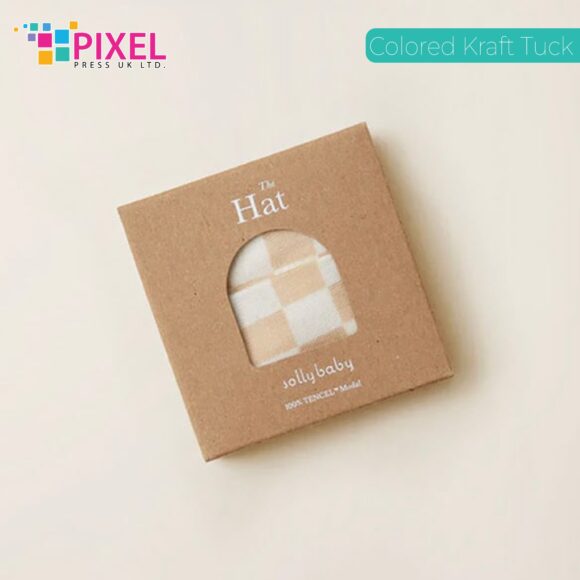 colored kraft tuck gift boxes 5x5x5 - Image 4
