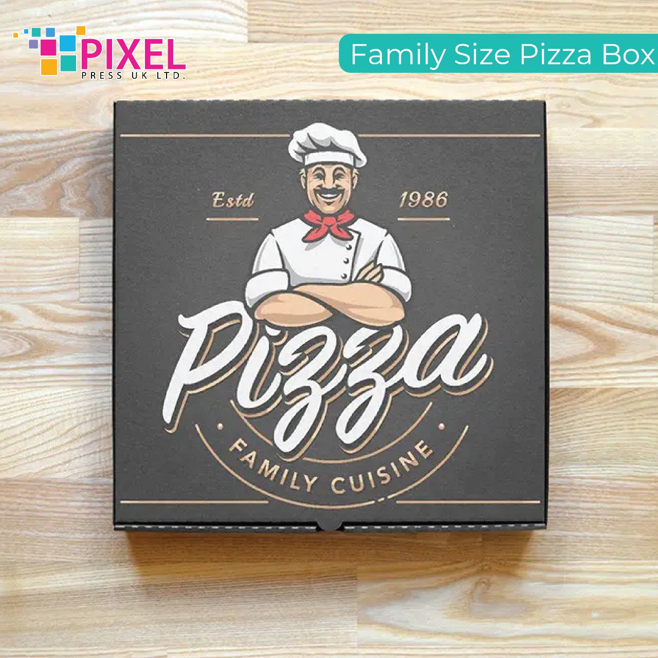 family Size pizza Box - Image 3
