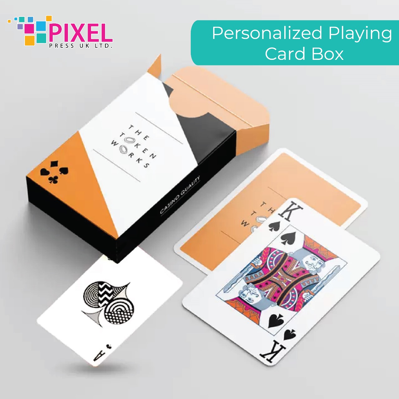 personalized playing card box