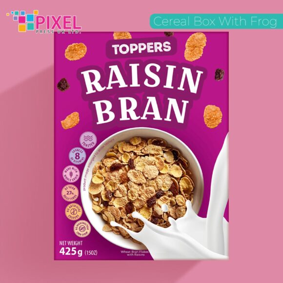 cereal box with frog - Image 4