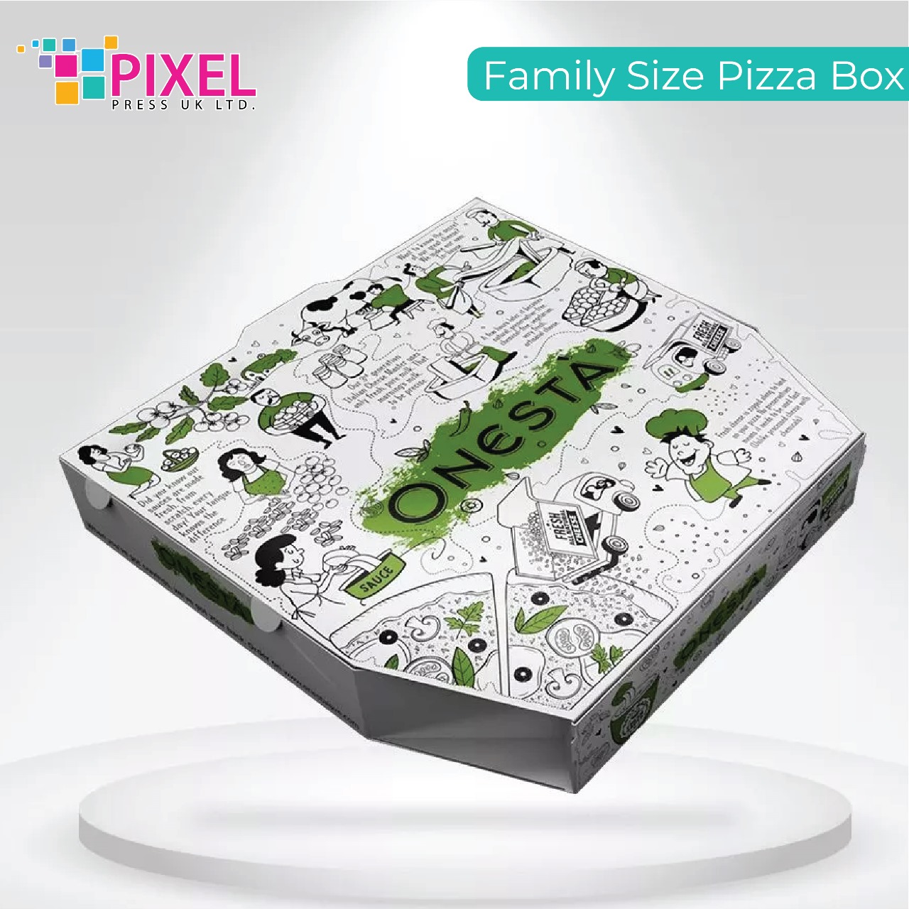 family Size pizza Box - Image 4
