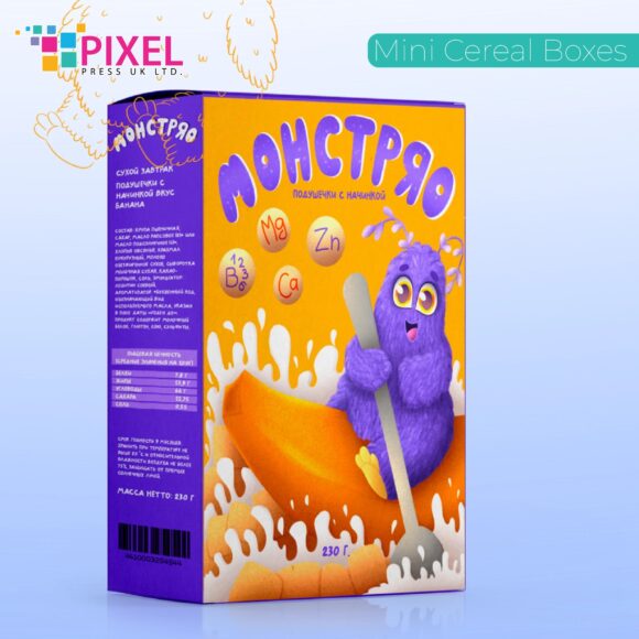 mini cereal boxes